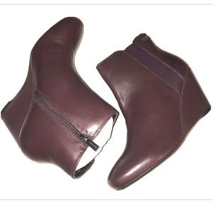 Kenneth Cole Reaction Marcy Booties Leather Zip Up